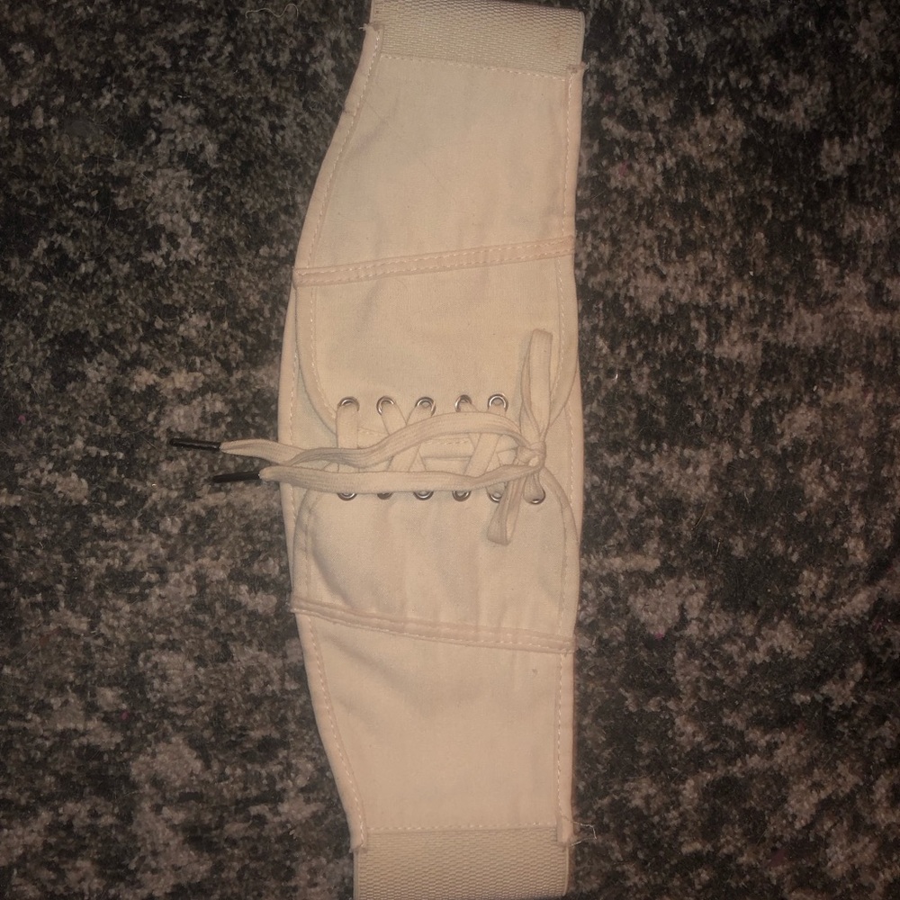 Torrid Canvas Waist lace up belt